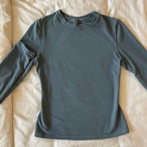Skims Cotton Jersey T-Shirt in Kyanite